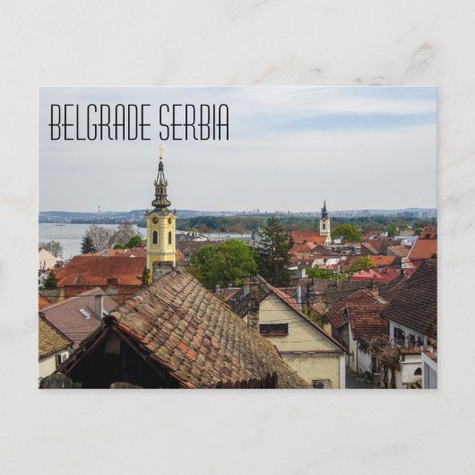 Carte postale de Belgrade Serbie (Devant)