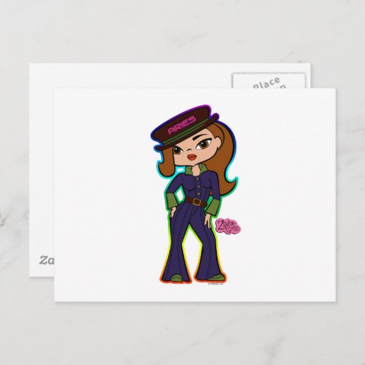 Carte postale de Bélier (Devant / Derrière)