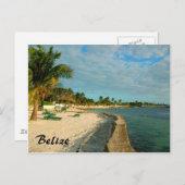 Carte postale de Belize Beach (Devant / Derrière)