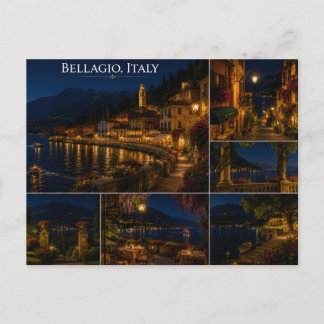 Carte postale de Bellagio Italie