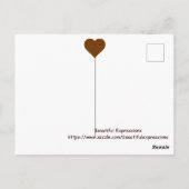 CARTE POSTALE DE BELLES EXPRESSIONS - (Dos)