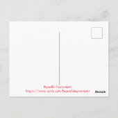 CARTE POSTALE DE BELLES EXPRESSIONS (Dos)