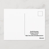 Carte postale de belles expressions (Dos)