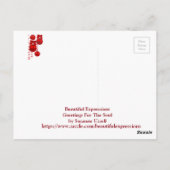 CARTE POSTALE DE BELLES EXPRESSIONS (Dos)