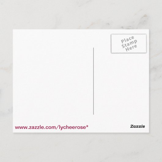 Carte postale de bénédiction de Jésus (Dos)