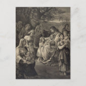Carte postale de bénédiction de Jésus (Devant)