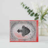 Carte postale de bénédiction de la maison (Debout devant)