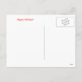 Carte postale de bénédiction de Noël (Dos)