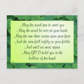 Carte postale de bénédiction irlandaise (Devant)