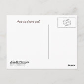 Carte postale de berger allemand (Dos)