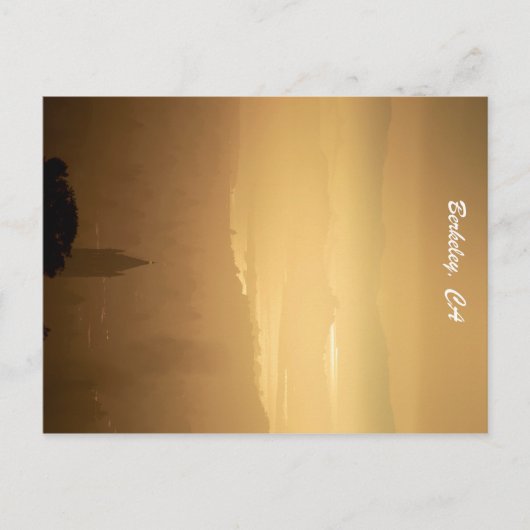 Carte postale de Berkeley -- Coucher du soleil de (Devant)