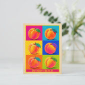 Carte postale de Bethany Beach Delaware Peach Vint (Debout devant)