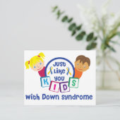 Carte postale de bienfaisance (blanc) (Debout devant)