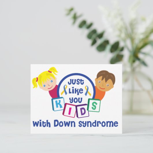 Carte postale de bienfaisance (blanc) (Debout devant)