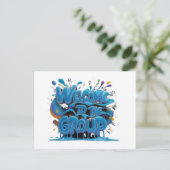 Carte postale de bienvenue (Debout devant)