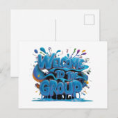 Carte postale de bienvenue (Devant / Derrière)