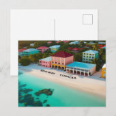 Carte postale de bienvenue à Curaçao (Devant / Derrière)