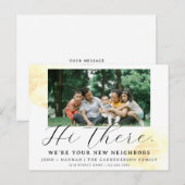 Carte postale de bienvenue aux nouveaux voisins à  (Devant / Derrière)