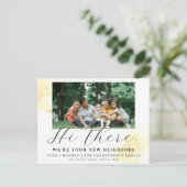 Carte postale de bienvenue aux nouveaux voisins à  (Debout devant)