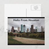 Carte postale de bienvenue de Houston, Texas (Devant / Derrière)