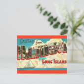 Carte postale de bienvenue de Huntington Long Isla (Debout devant)