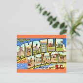 Carte postale de bienvenue de Myrtle Beach (Debout devant)