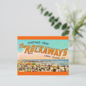 Carte postale de bienvenue des Rockaways de Long I (Debout devant)