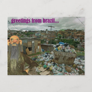 carte postale de bienvenue du brésil