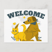 Carte postale de bienvenue pour l'entreprise de no (Devant)