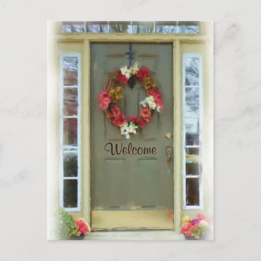 Carte postale de bienvenue pour nouvelle maison (Devant)