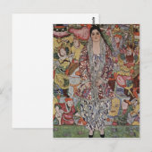 Carte postale de bière de Gustav Klimt Fredericke (Devant / Derrière)