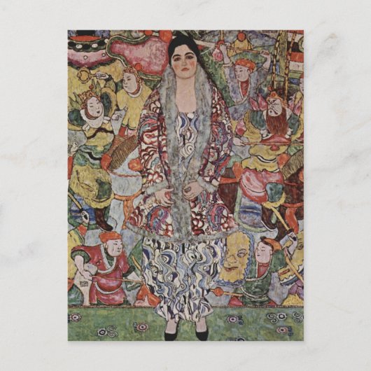 Carte postale de bière de Gustav Klimt Fredericke (Devant)