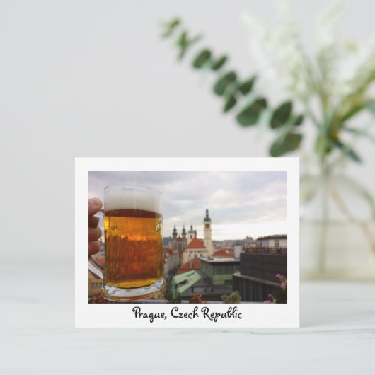Carte postale de bière Prague (Debout devant)