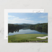Carte postale de Big Canoe Georgia (Devant / Derrière)