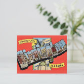Carte postale de Birmingham AL vintage (Debout devant)