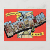 Carte postale de Birmingham AL vintage (Devant)