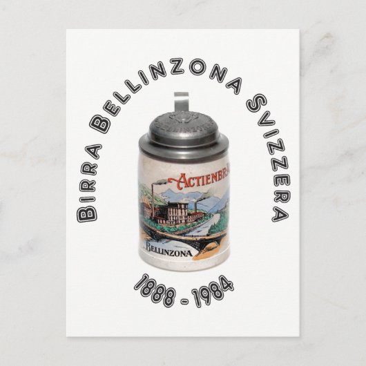 Carte postale de Birra Bellinzone (Devant)