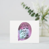 Carte postale de Boho vivante à côté de l'amour de (Debout devant)