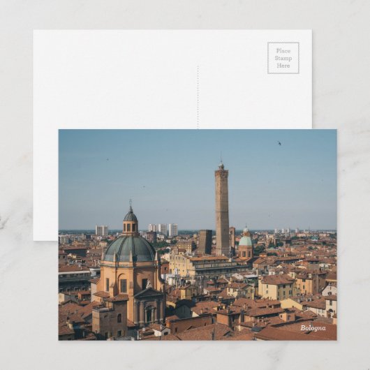 Carte postale de Bologne (Devant / Derrière)
