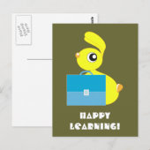 Carte postale de bon apprentissage (Devant / Derrière)