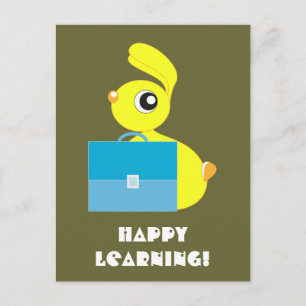 Carte postale de bon apprentissage