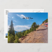 Carte postale de bon rétablissement Pikes Peak Tra (Devant / Derrière)