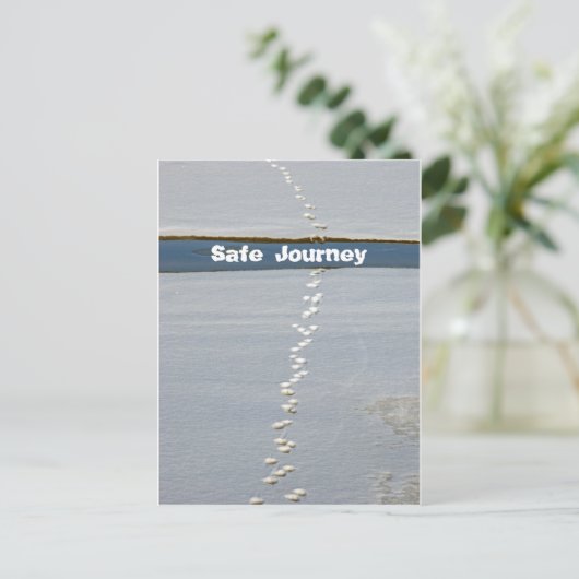 Carte postale de bon voyage (Debout devant)