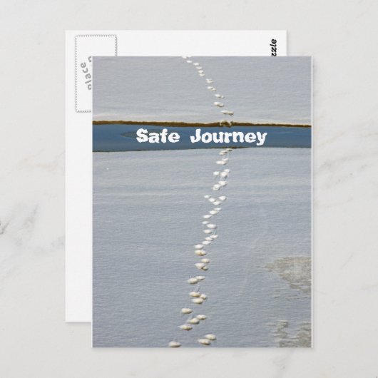 Carte postale de bon voyage (Devant / Derrière)