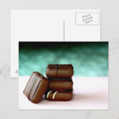 Carte postale de bonbons au chocolat (Devant / Derrière)