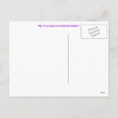 Carte postale de bonhomme de neige de (Dos)