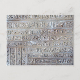 carte postale de bonne chance de sortilège égyptie