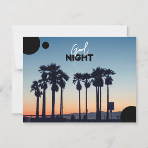 Carte postale de bonne nuit