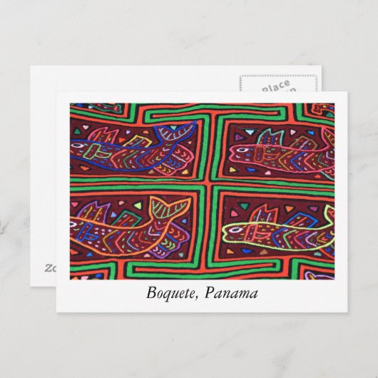 Carte postale de Boquete, Panama (Devant / Derrière)