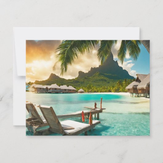 Carte postale de Bora Bora (Bora Bora d) (Devant)